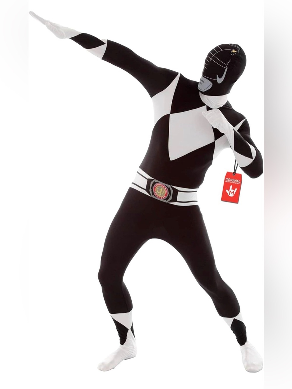 Morphsuits Black Power Ranger Costume Adult Power Rangers Costume Adult Men